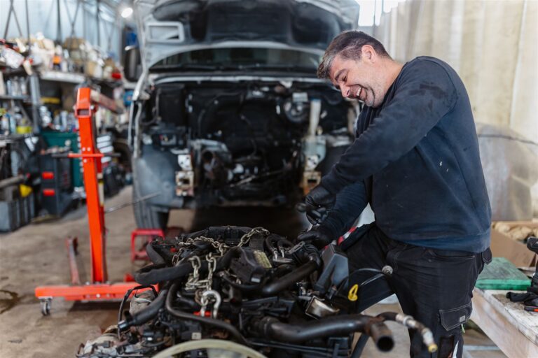 Údržba nákladného vozidla vo vlastnom servise
