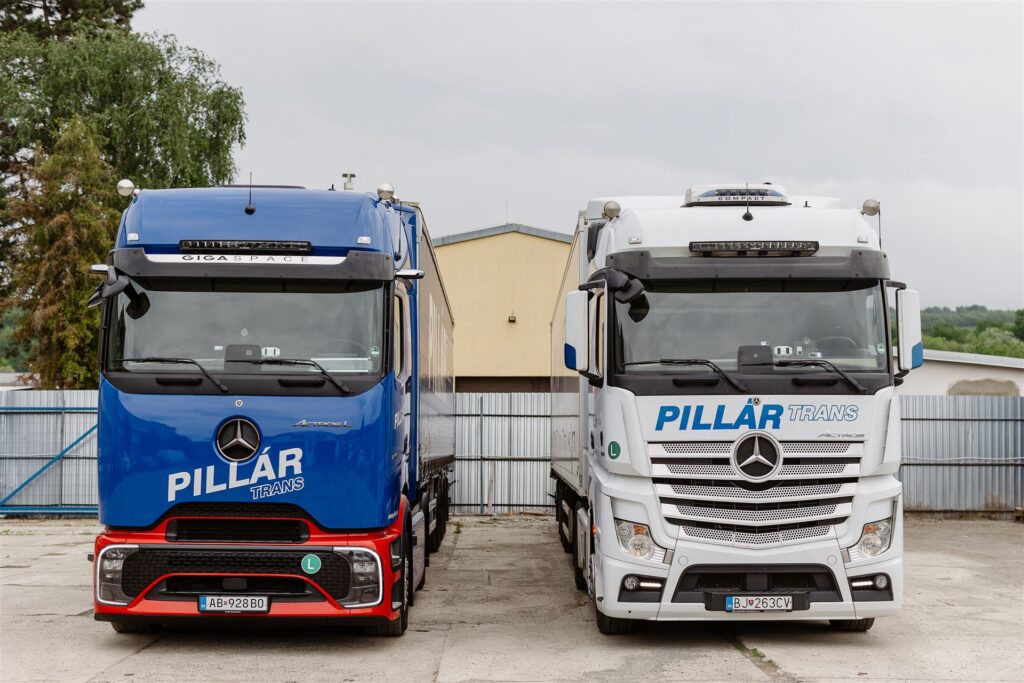 Náves vozového parku PILLÁR TRANS